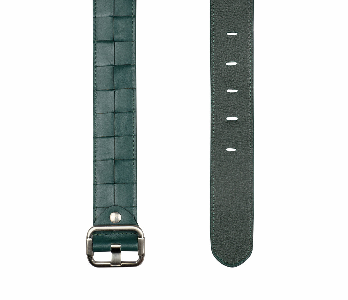 Women's stylish belt in Genuine Leather - Green