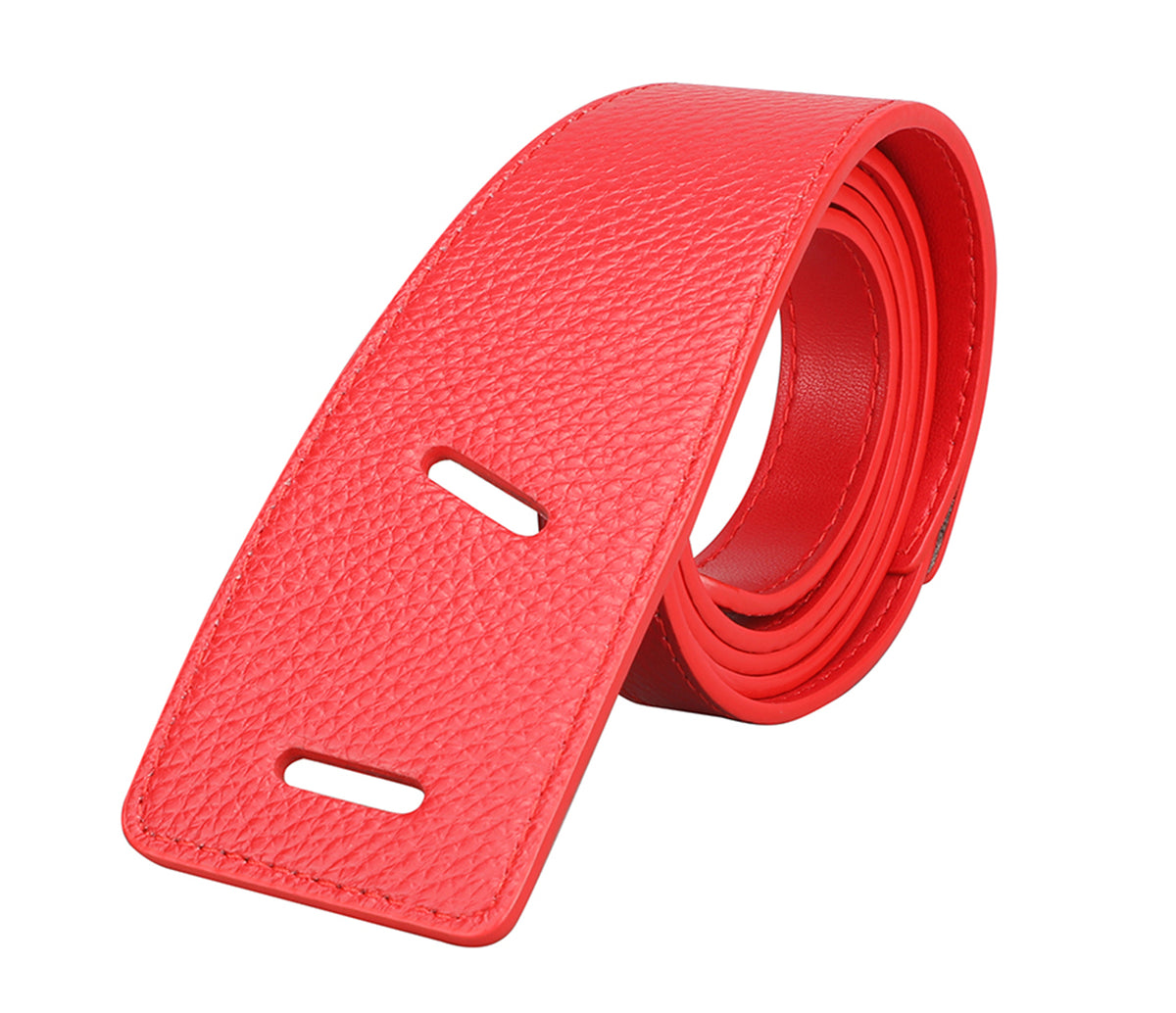 Women's stylish belt in Genuine Leather - Red