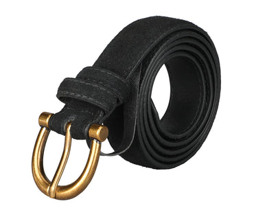 Women's stylish belt in Leather - Black
