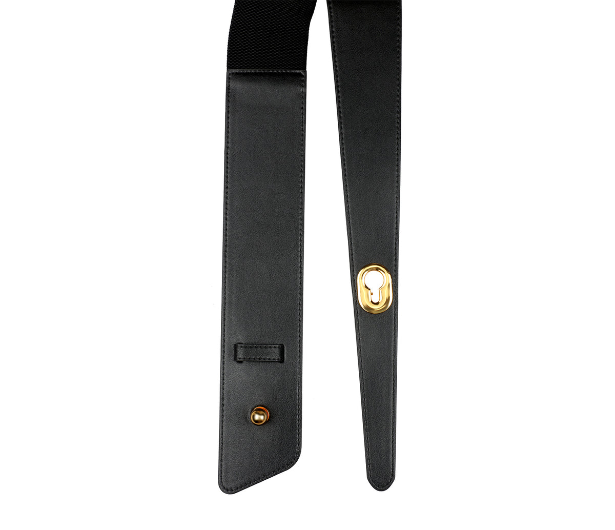 Women's stylish belt in Genuine Leather - Black
