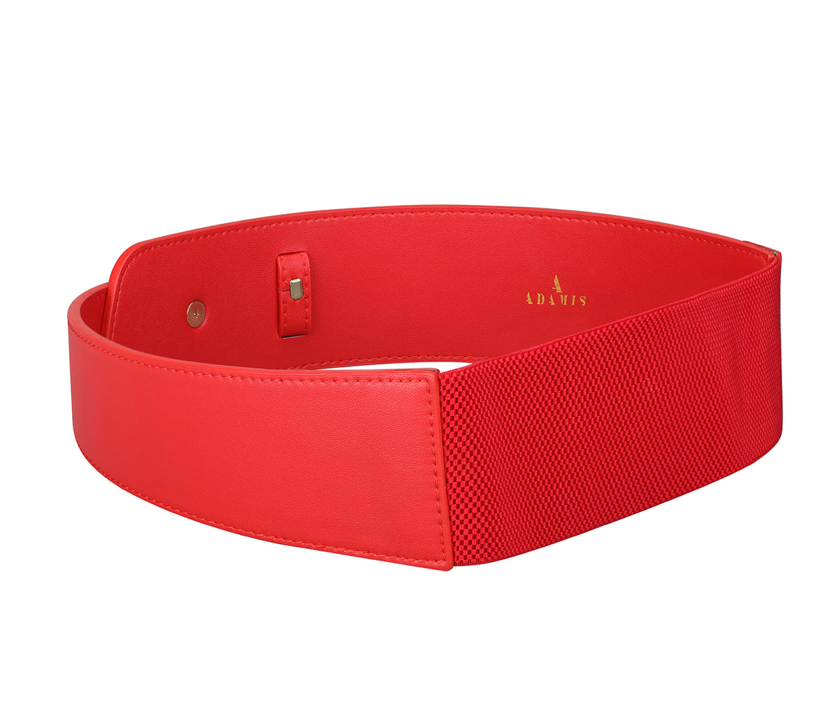 Women's stylish belt in Genuine Leather - Red