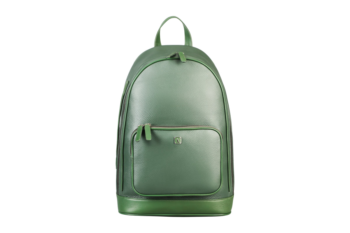 Miguel Laptop, Portfolio Office Executive Bag in Genuine Leather - Green