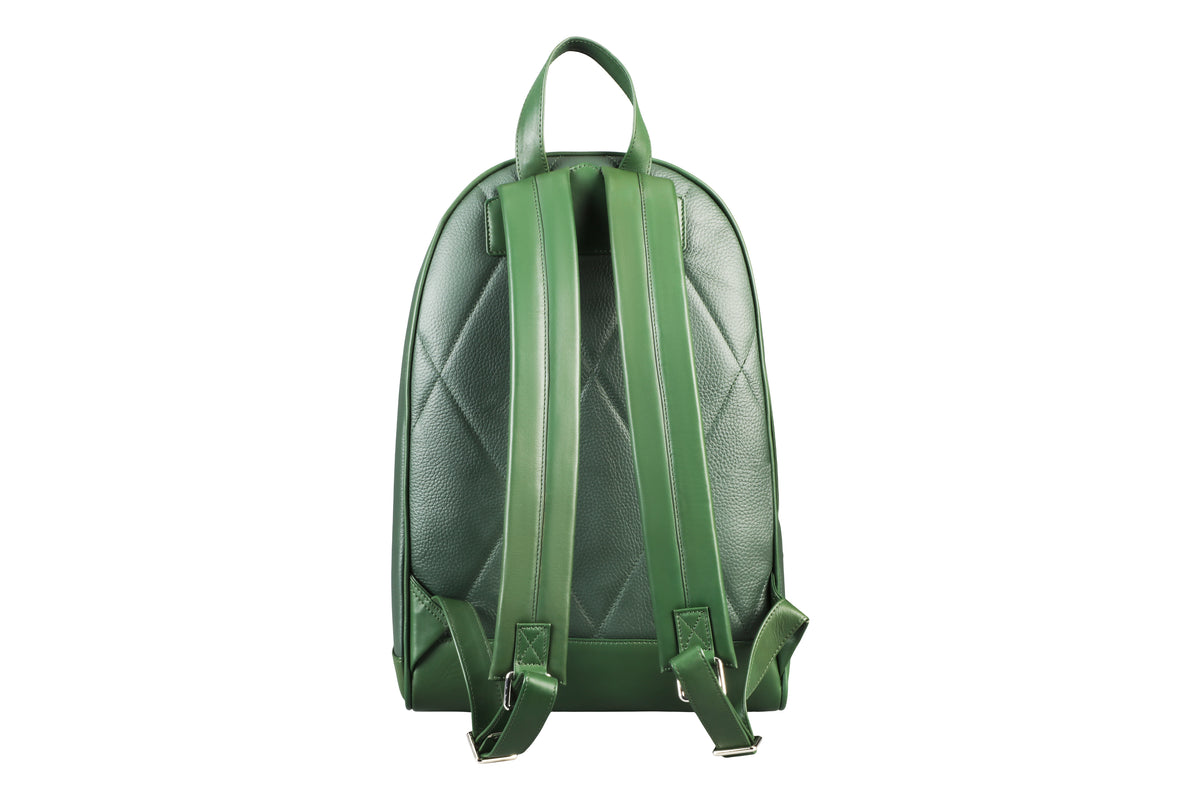 Miguel Laptop, Portfolio Office Executive Bag in Genuine Leather - Green