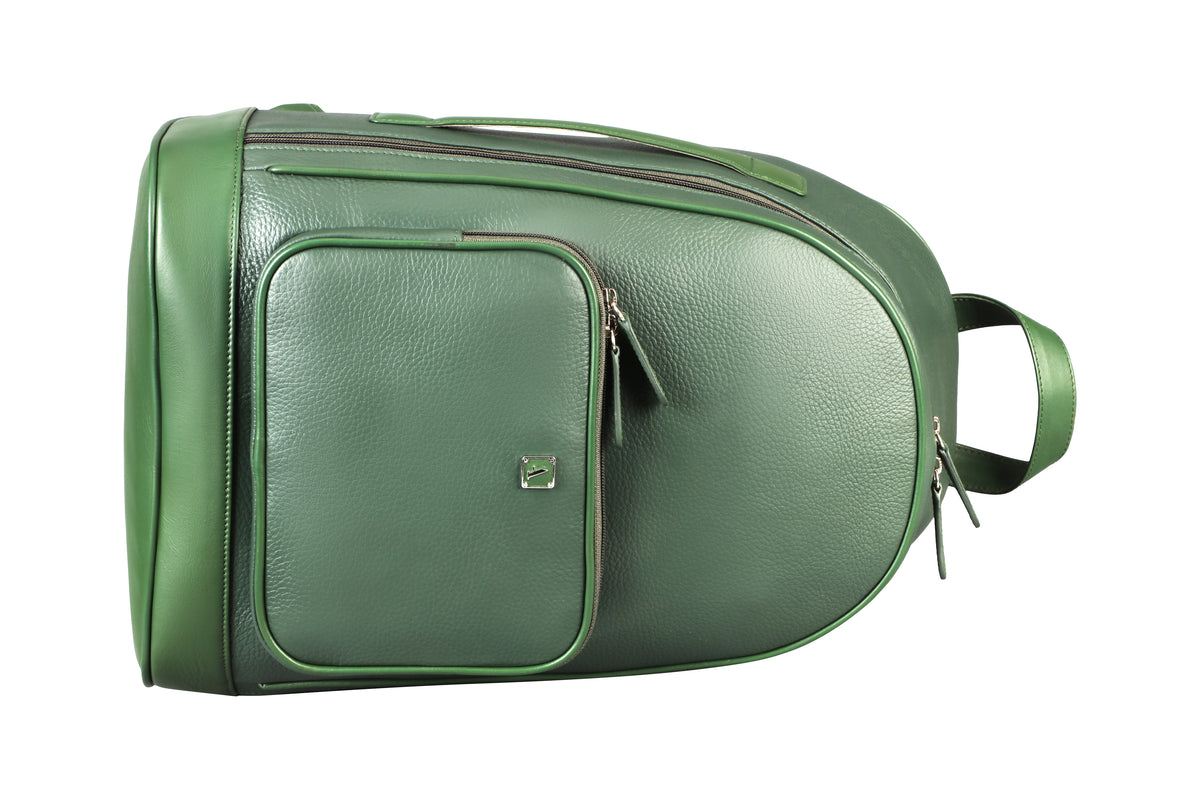 Miguel Laptop, Portfolio Office Executive Bag in Genuine Leather - Green