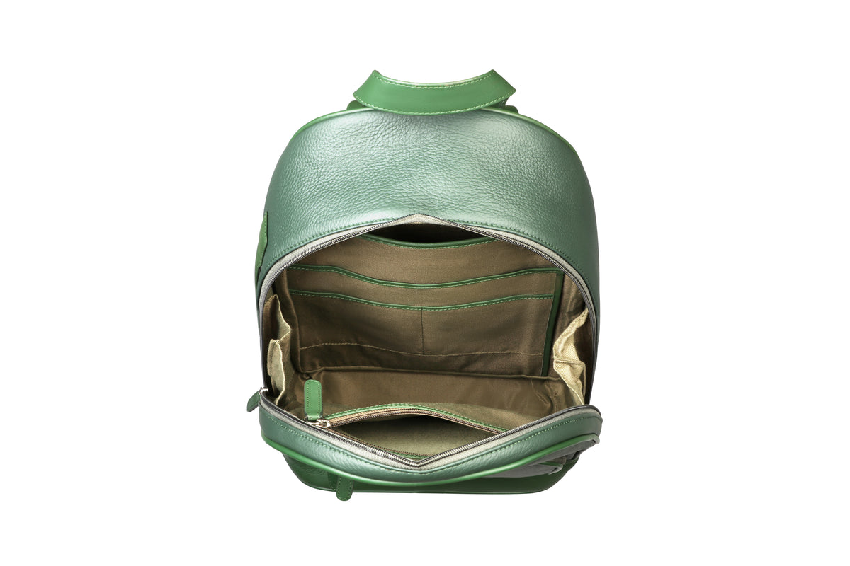 Miguel Laptop, Portfolio Office Executive Bag in Genuine Leather - Green