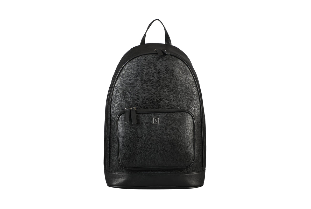 Miguel Laptop, Portfolio Office Executive Bag in Genuine Leather - Black