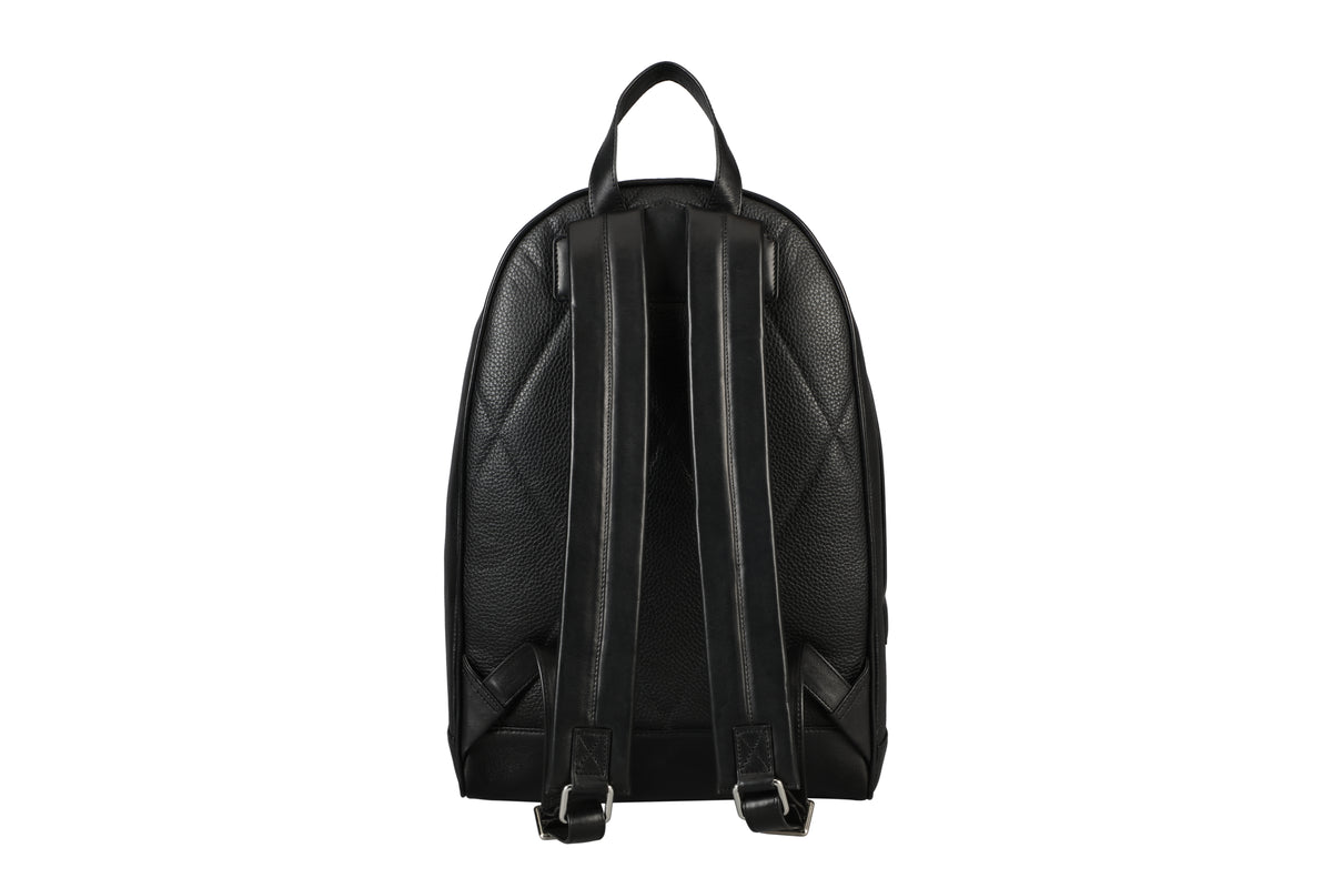 Miguel Laptop, Portfolio Office Executive Bag in Genuine Leather - Black