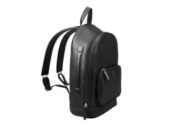 Miguel Laptop, Portfolio Office Executive Bag in Genuine Leather - Black
