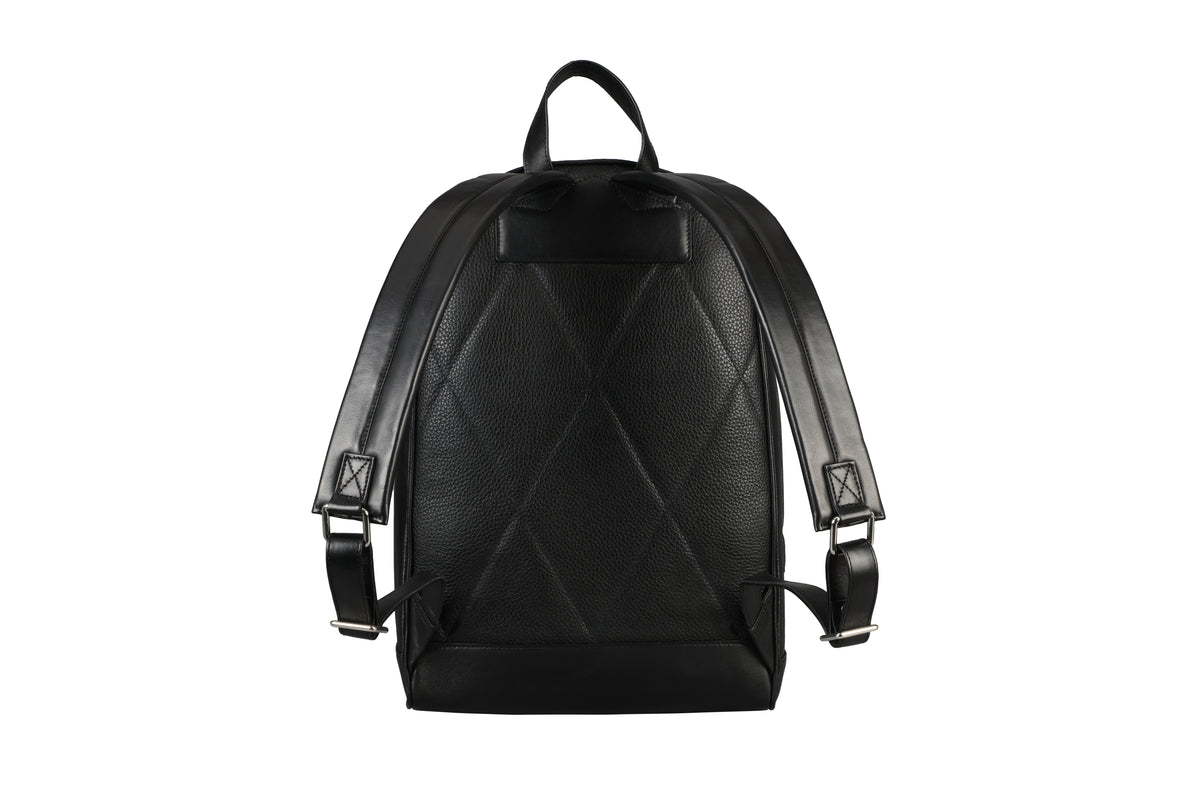 Miguel Laptop, Portfolio Office Executive Bag in Genuine Leather - Black
