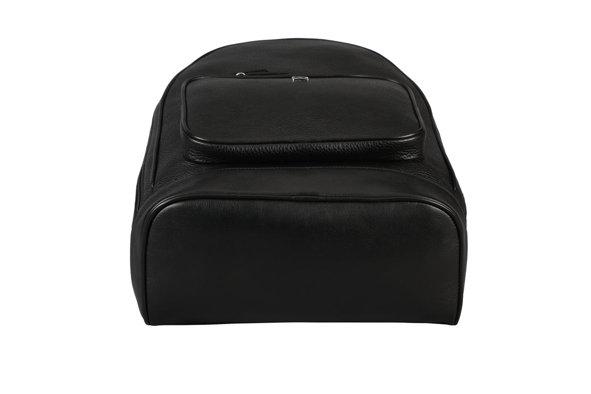 Miguel Laptop, Portfolio Office Executive Bag in Genuine Leather - Black