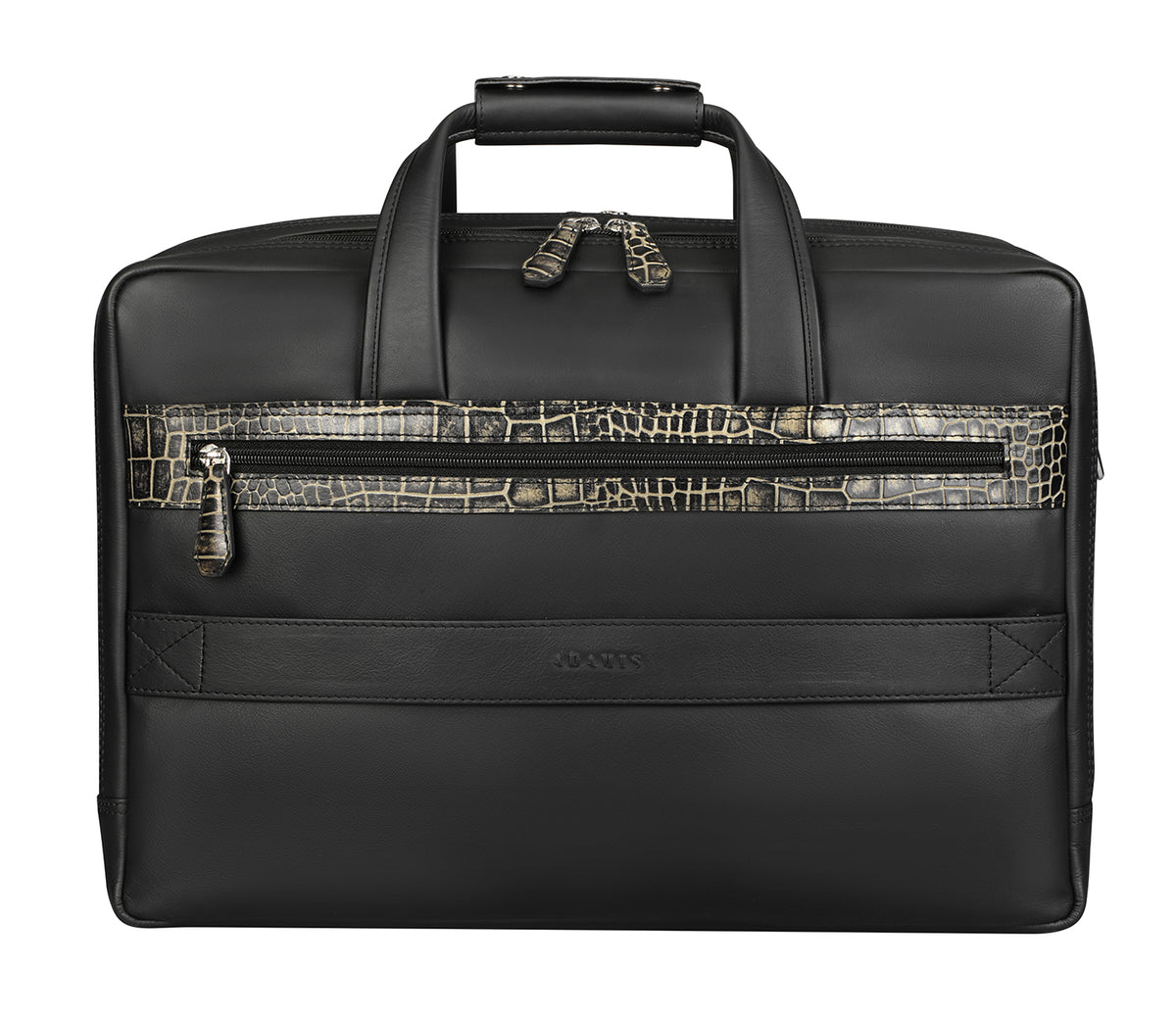 Ramiro Laptop, Portfolio Office Executive Bag - Black