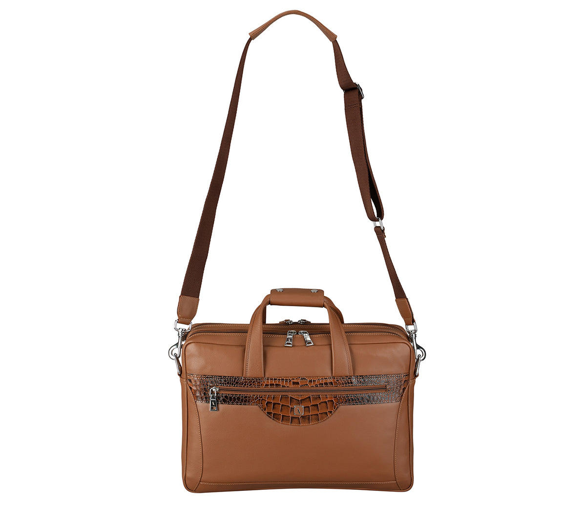 Ramiro Laptop, Portfolio Office Executive Bag - Tan