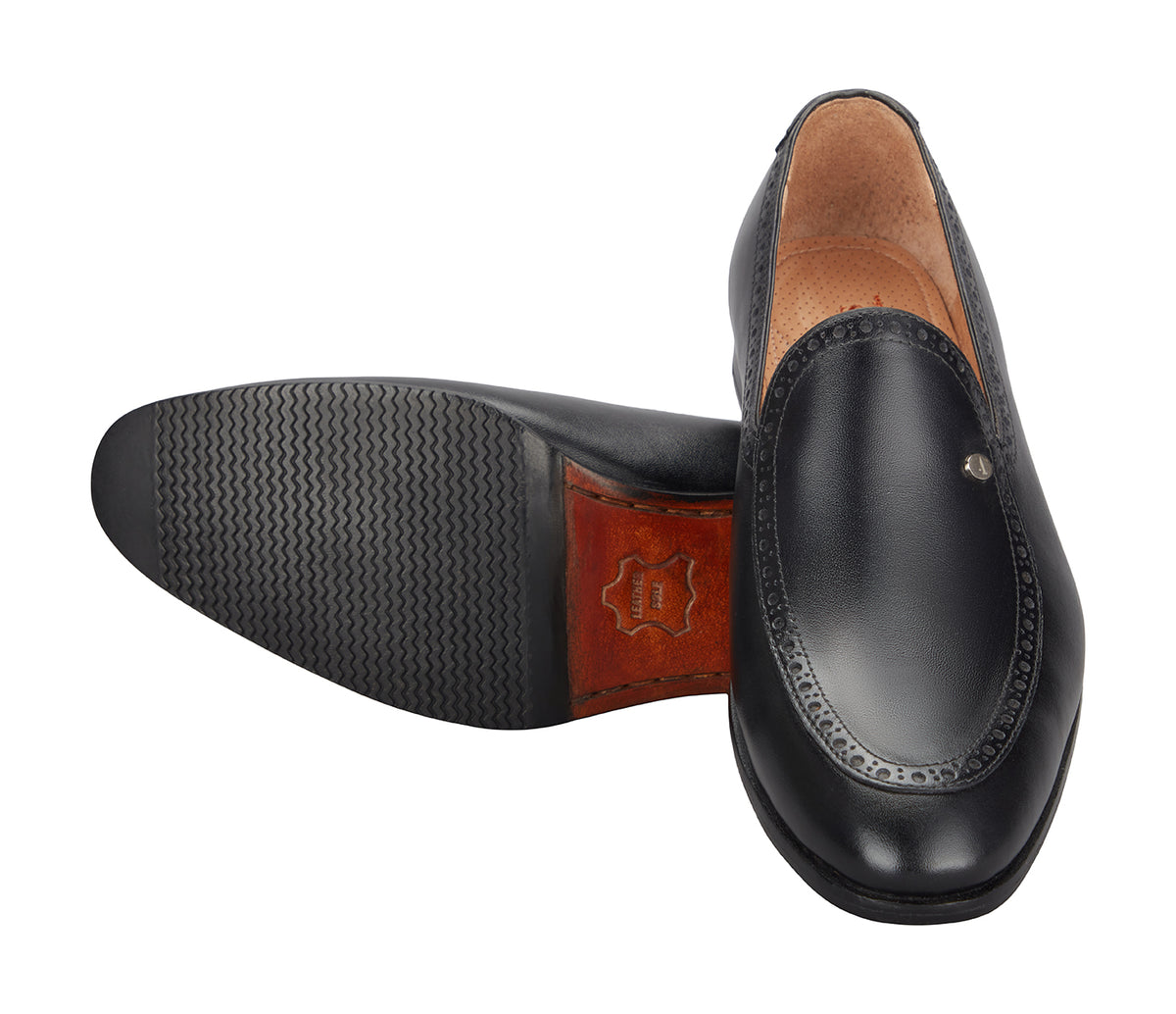 Loafer In Smooth Leather - Black