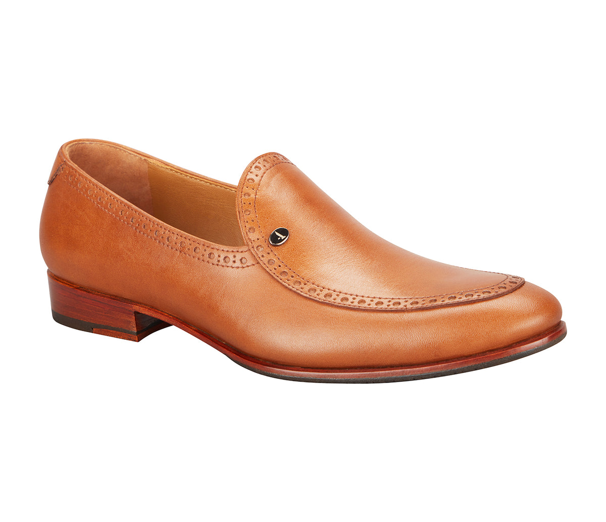 Loafer In Smooth Leather - Tan