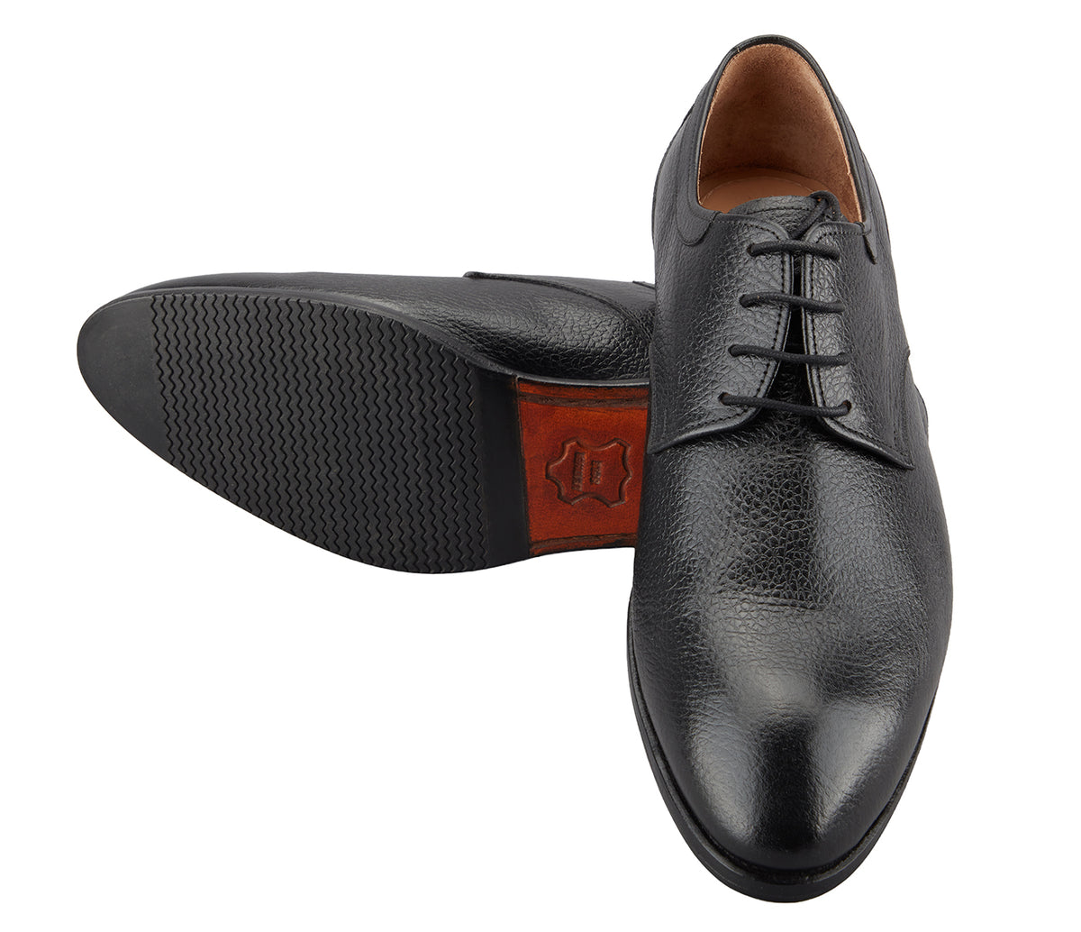 Loafer Lace Up Shoes - Black