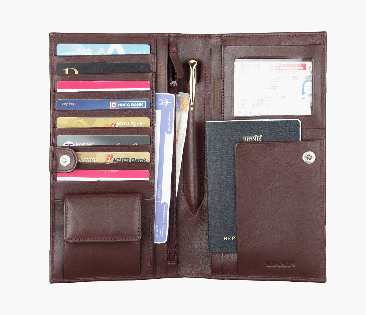 Novio Travel Wallet-Wine