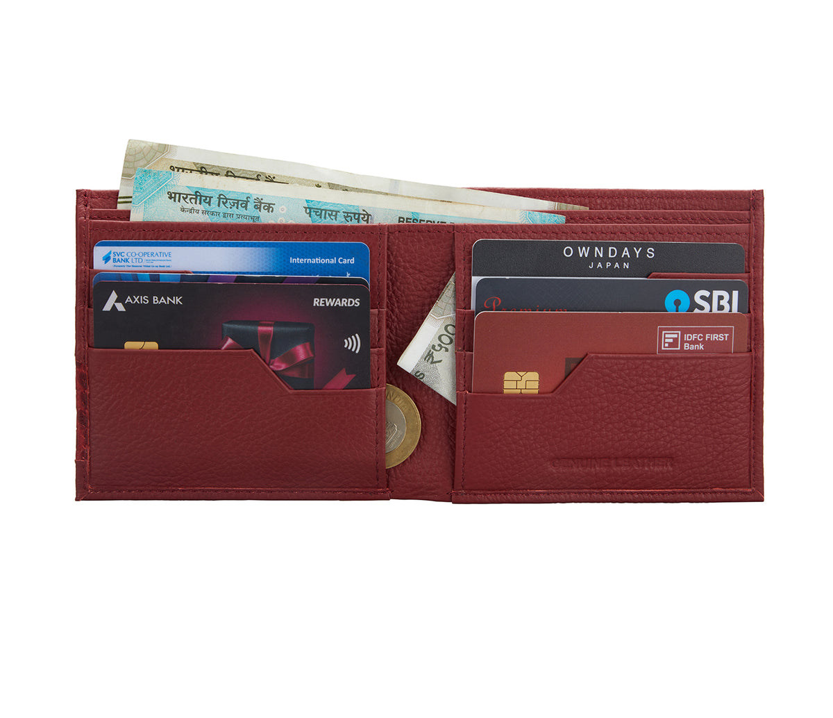 Alfred Mens Wallet - Red