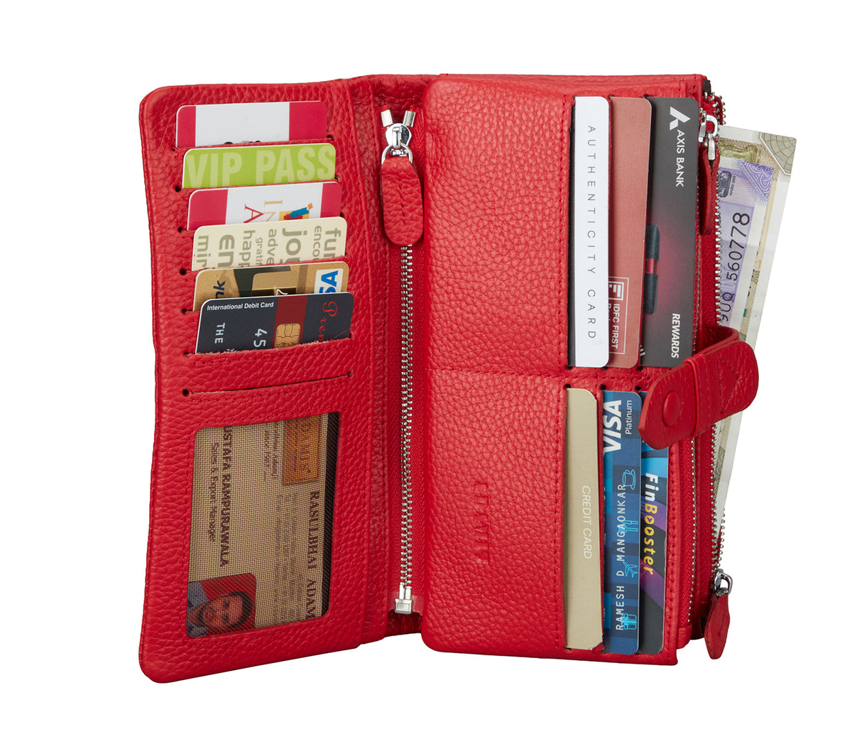 Marta Womens Wallet - Red