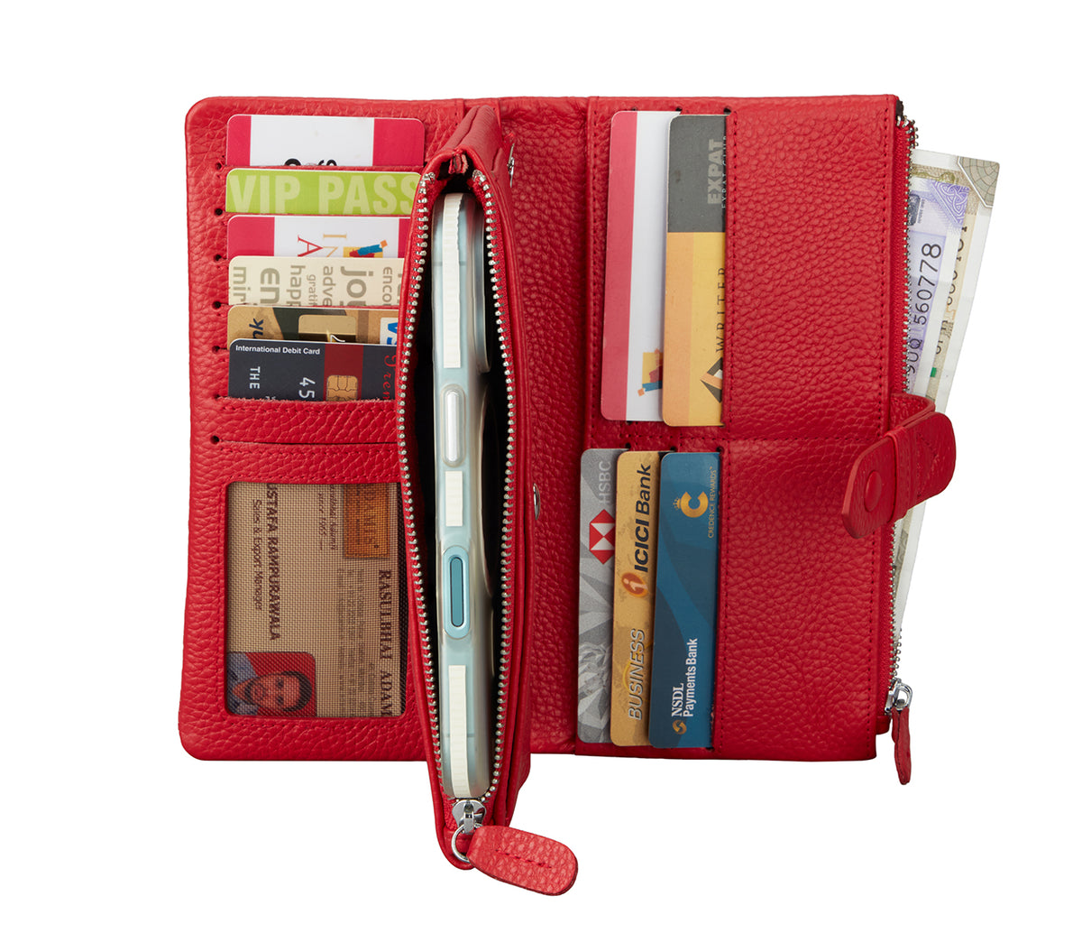 Marta Womens Wallet - Red