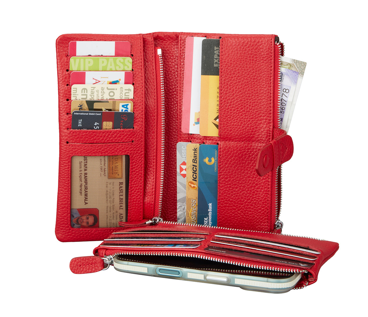 Marta Womens Wallet - Red