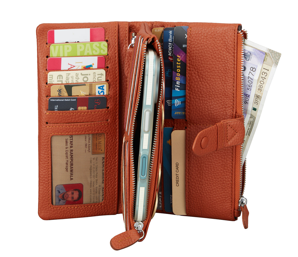 Marta Womens Wallet - Tan