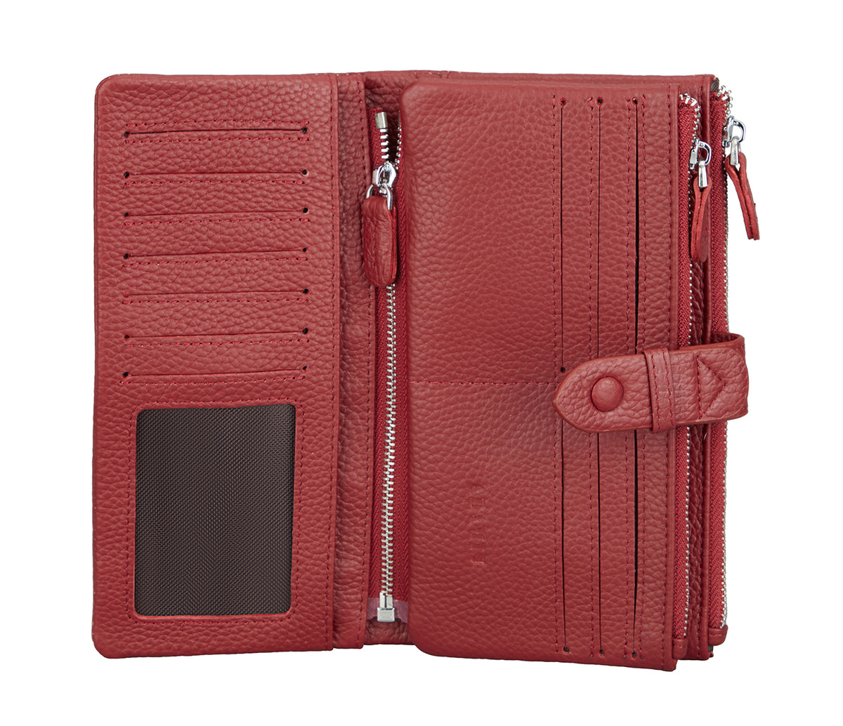 Marta Womens Wallet - Wine