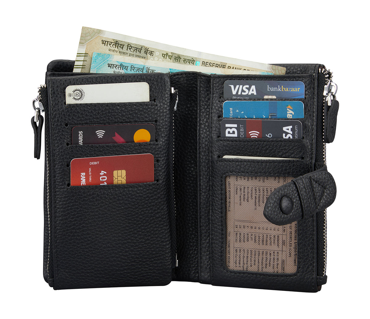 Carmen Womens Wallet - Black