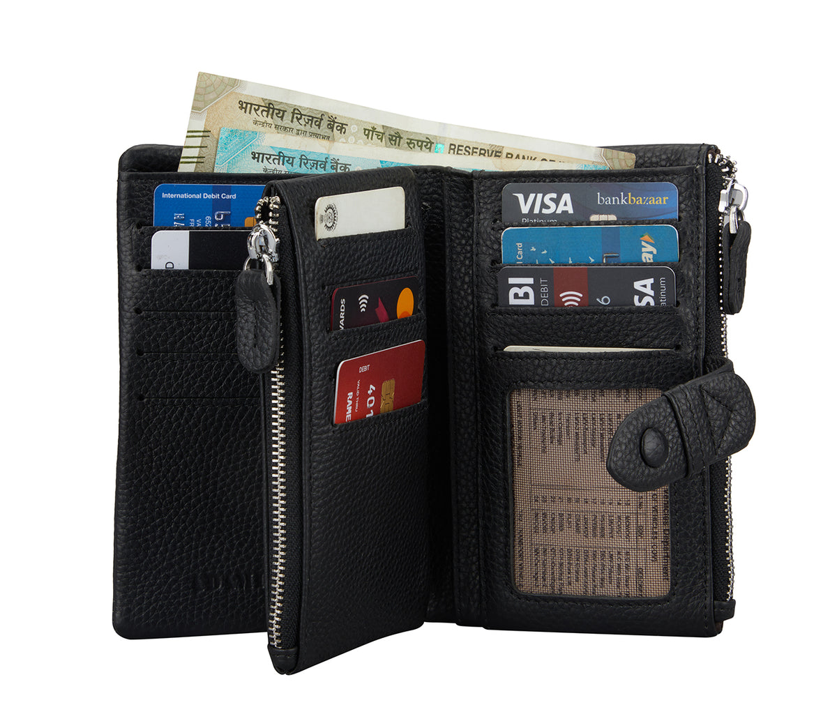 Carmen Womens Wallet - Black