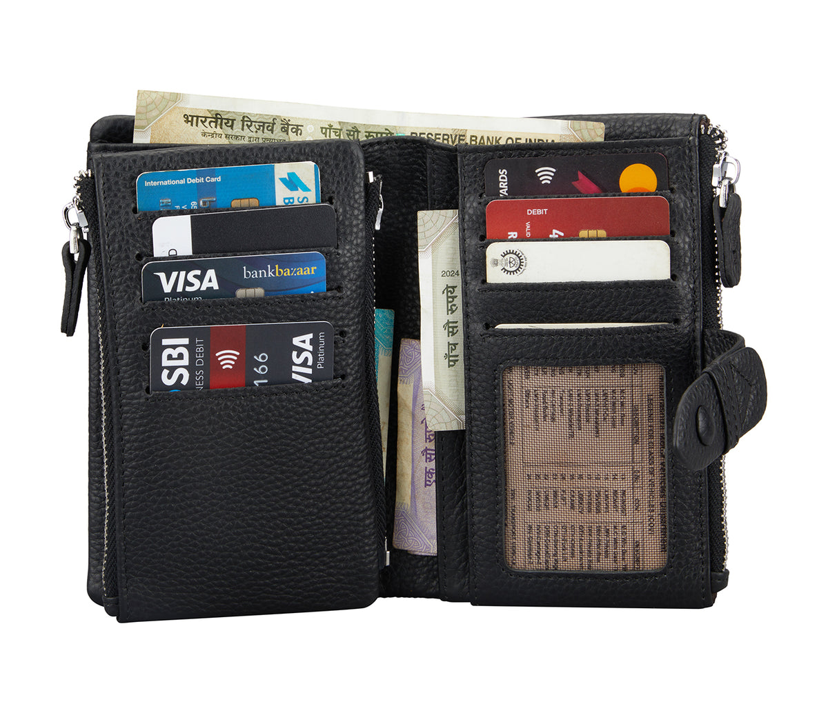 Carmen Womens Wallet - Black