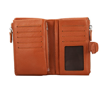 Carmen Womens Wallet - Tan