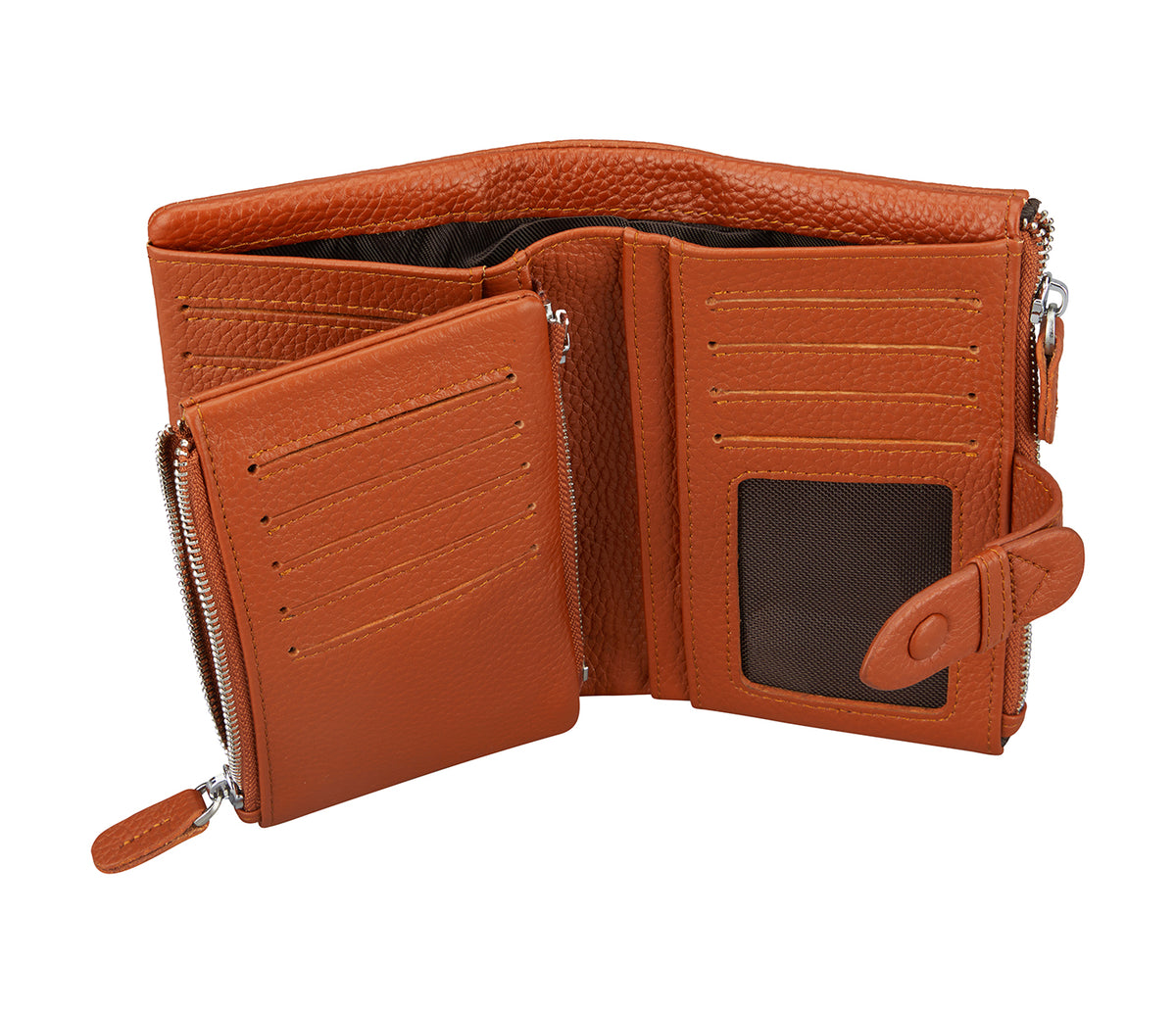 Carmen Womens Wallet - Tan
