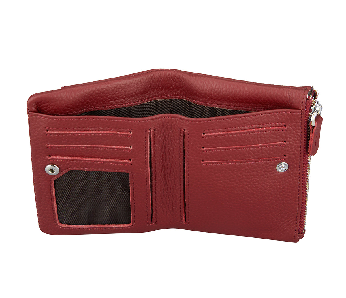 Verena Womens Wallet - Wine