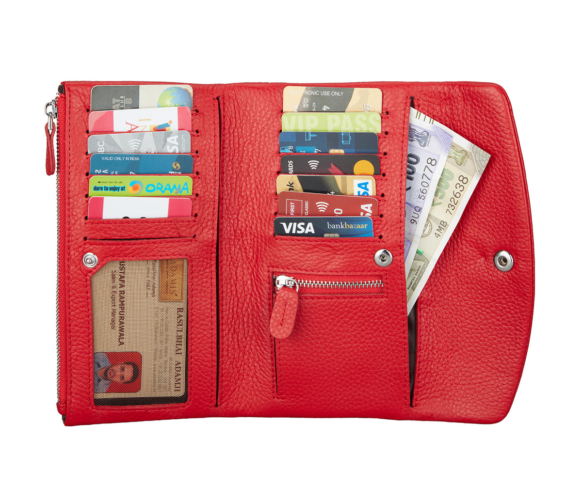Elodia Womens Wallet - Red