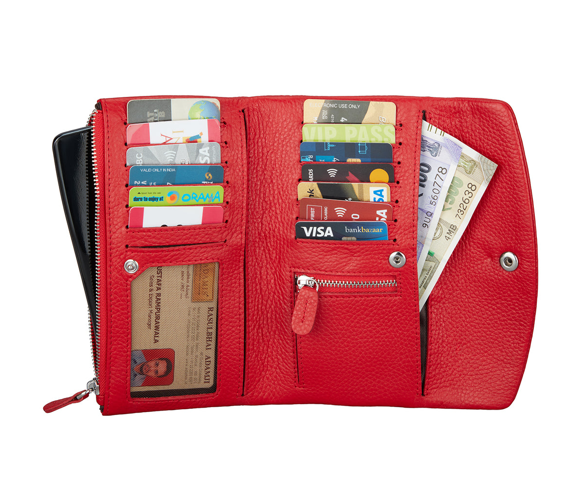 Elodia Womens Wallet - Red