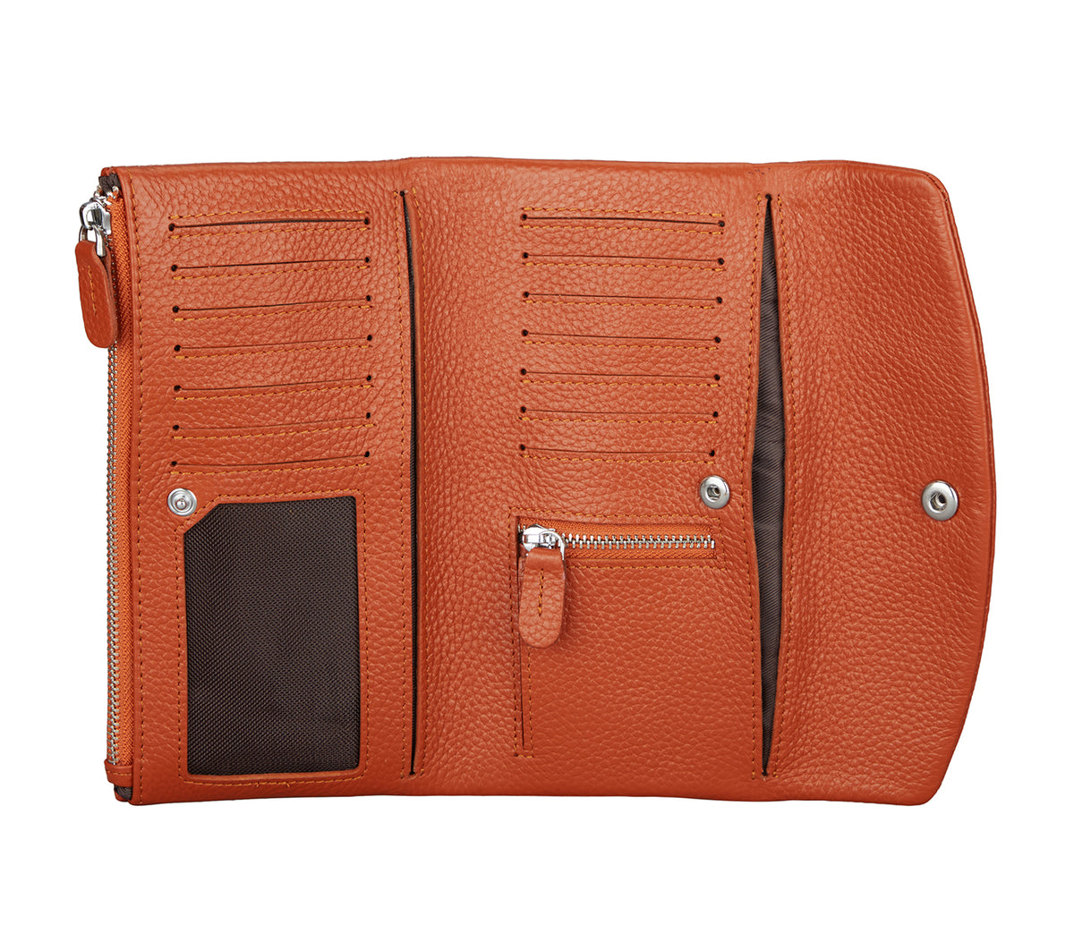 Elodia Womens Wallet - Tan