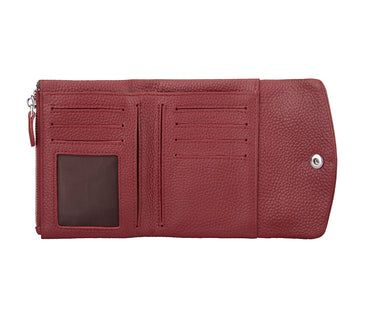 Rosa Womens Wallet - Wine