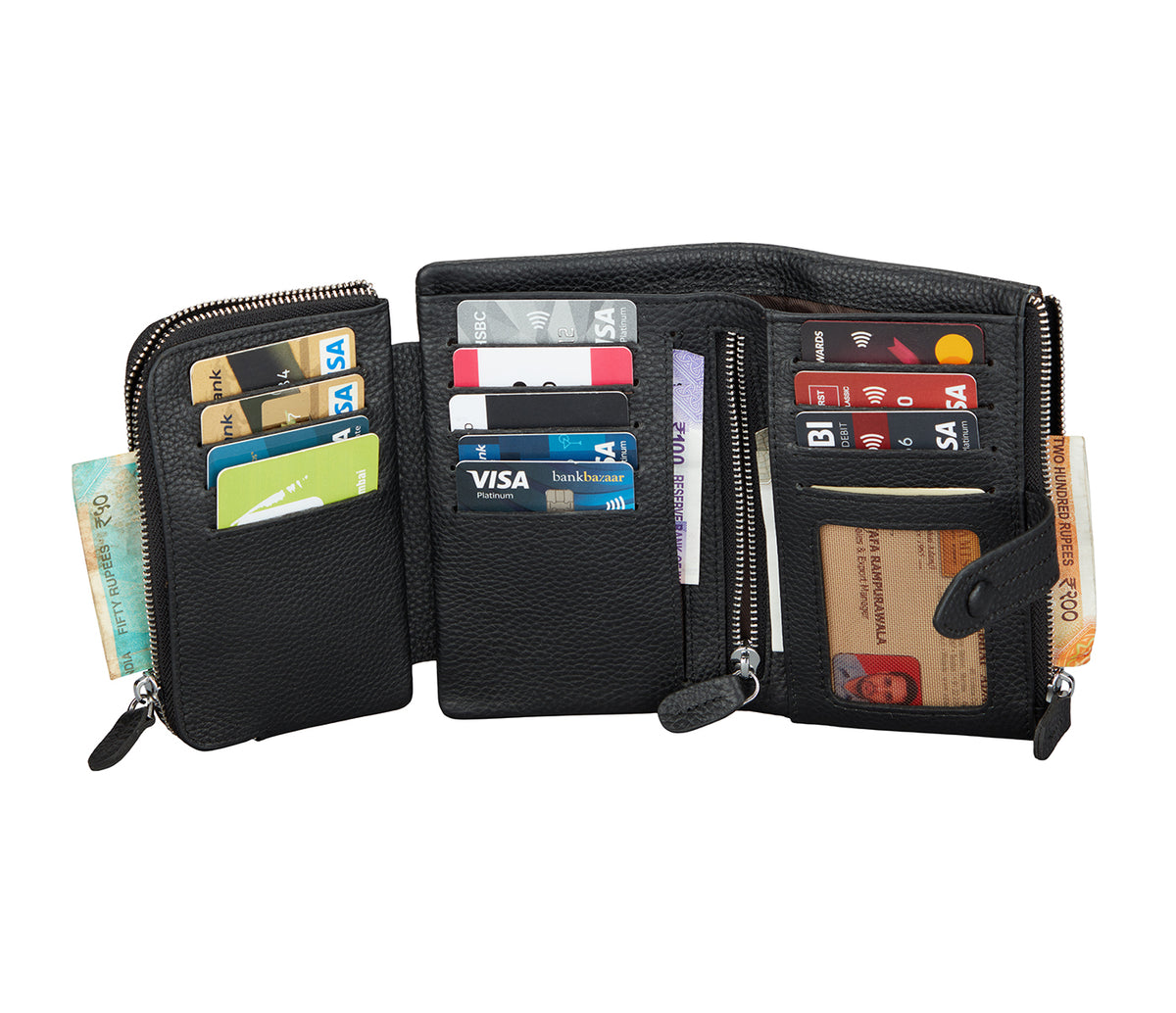 Cintia Womens Wallet - Black