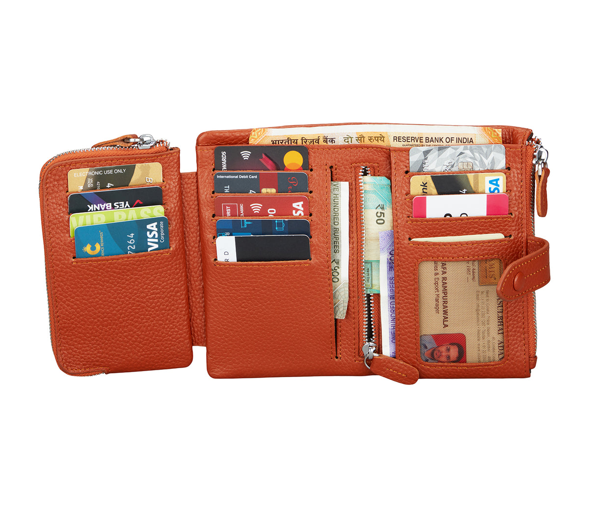 Cintia Womens Wallet - Tan