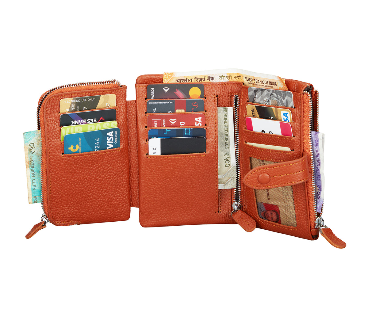 Cintia Womens Wallet - Tan