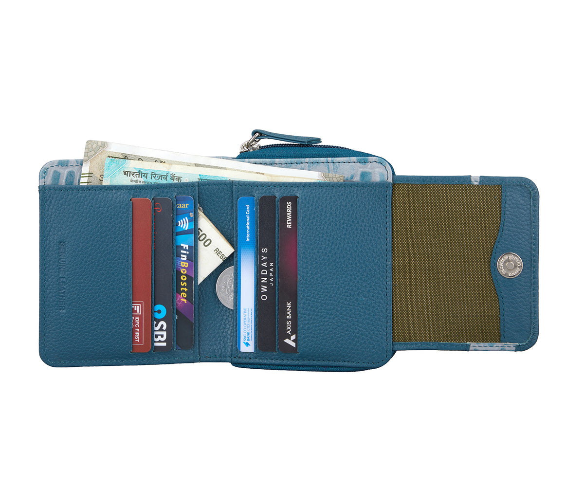 Luna Womens Wallet - Denim Blue