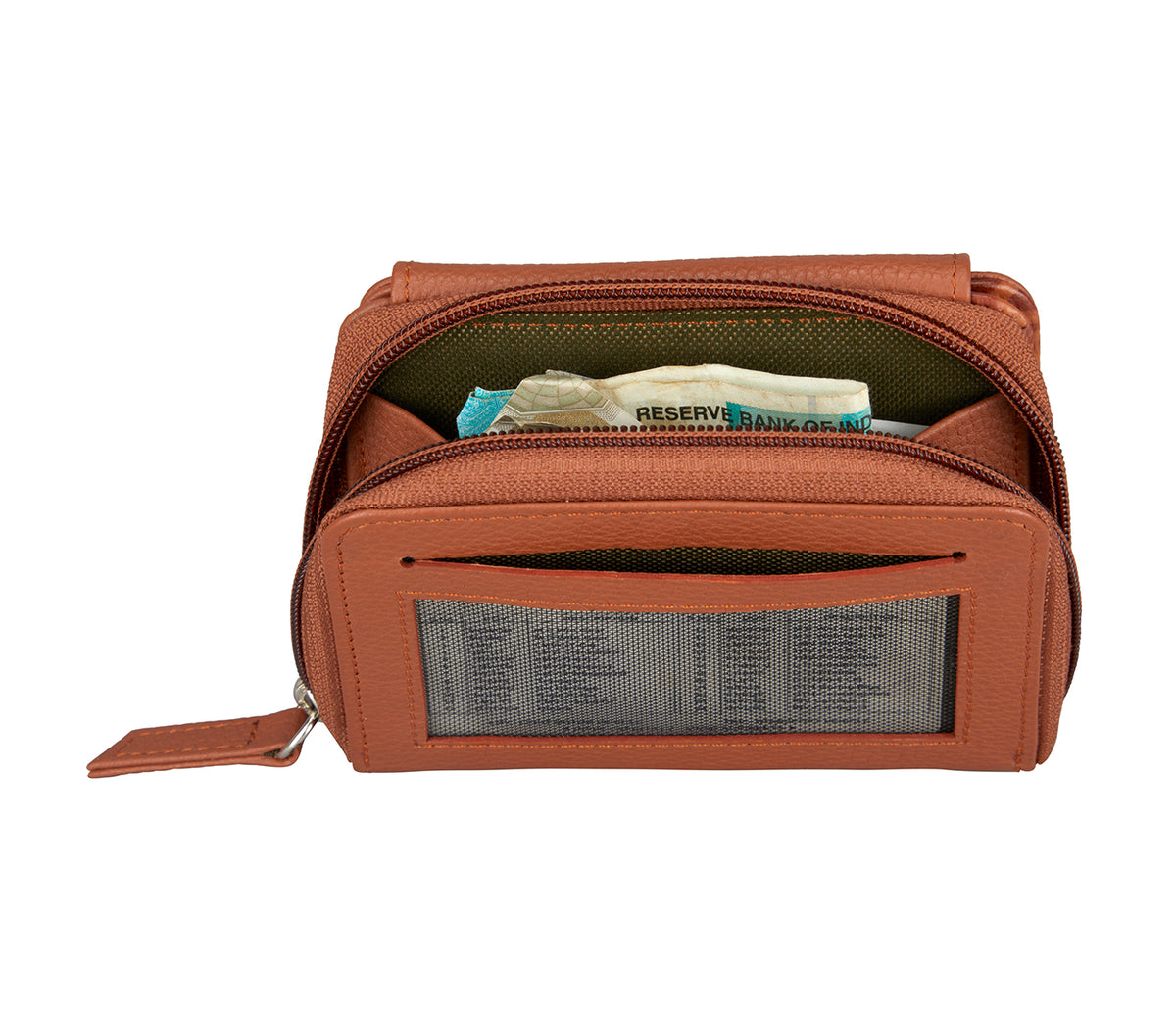 Luna Womens Wallet - Tan