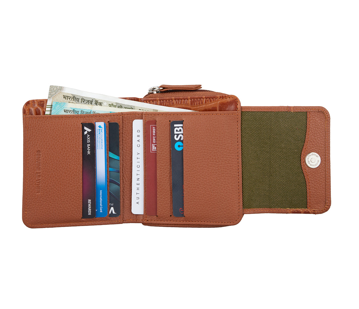 Luna Womens Wallet - Tan
