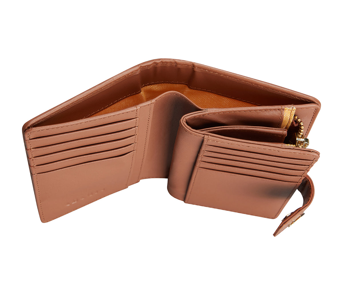 Veronica Womens Wallet - Tan