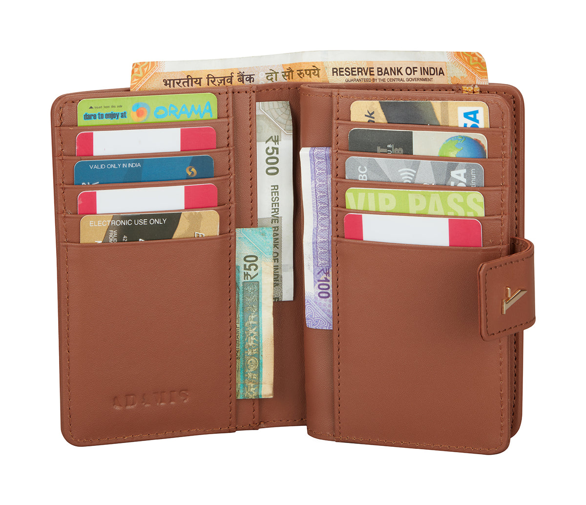 Veronica Womens Wallet - Tan