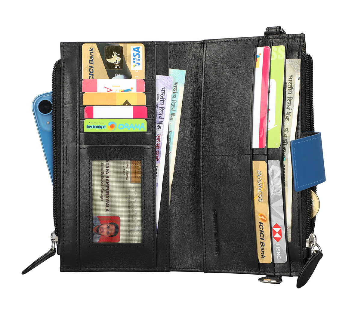Azura Womens Wallet - Blue