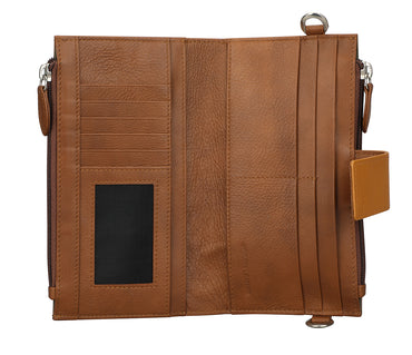 Azura Womens Wallet - Mustard