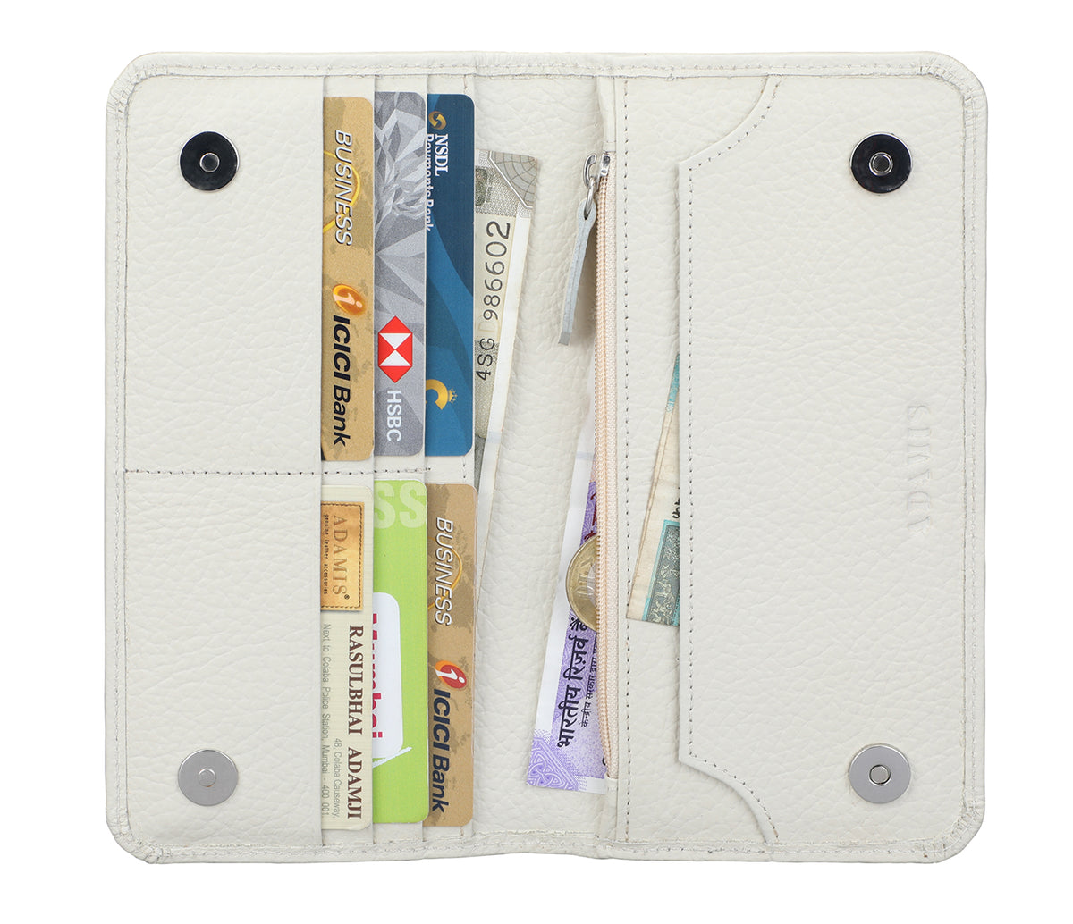 Ria Womens Wallet - White
