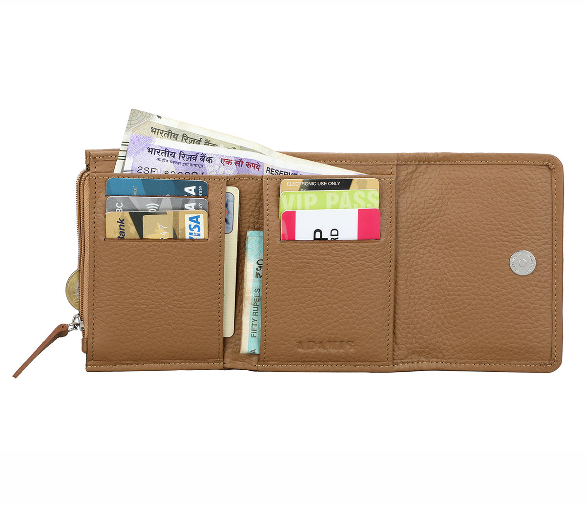 Solana Womens Wallet - Beige