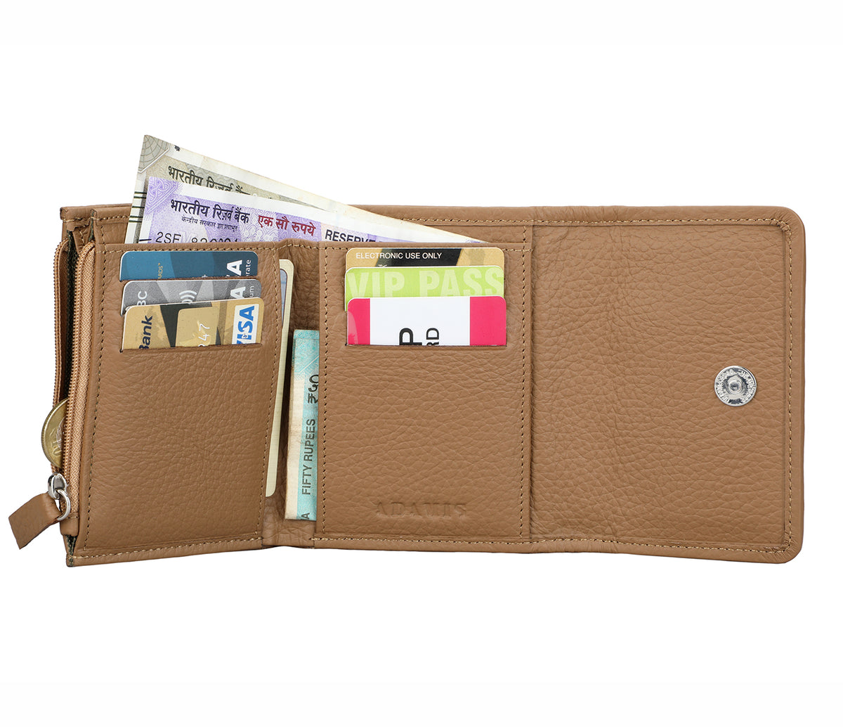 Solana Womens Wallet - Beige