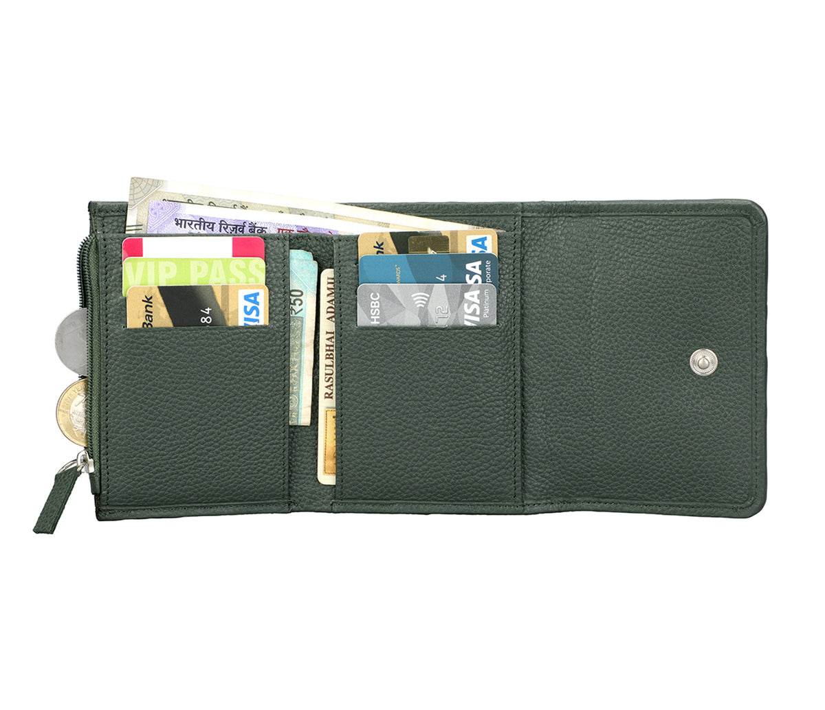 Solana Womens Wallet - Green